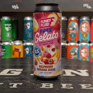Funky Fluid - Free Gelato: Raspberry Banana Shake 0.5%