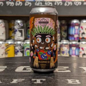 Konesi Imperial Pastry Stout blik op winkelvloer.