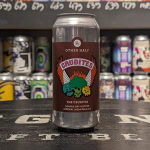 Can van Crudites Double India Pale Ale op de toonbank bij Slijterij Van Gils.