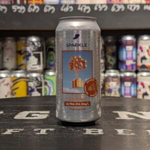 Peacharine IPA in blik met kleurrijk label, verkrijgbaar bij Slijterij Van Gils.