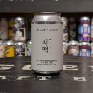 Craft bier in blik met Koreaanse en Amerikaanse invloeden.