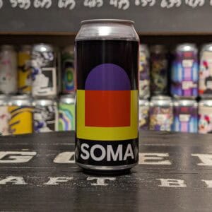 Soma energiedrank blikje voor verfrissing en energie.