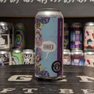 Uniek blikje met kleurrijk en artistiek ontwerp voor speciale dranken.