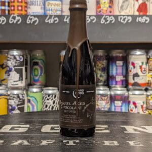 Uniek caramel aged chocolade bier in een fles, verkrijgbaar bij Slijterij Van Gils.