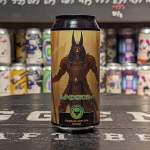 Bierblik met demonisch figuur en unieke artwork, verkrijgbaar bij Slijter van Gils.