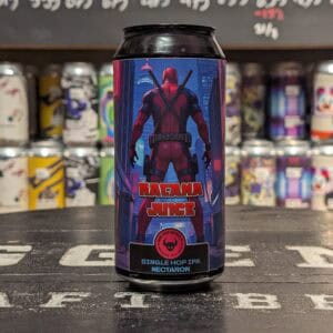 Kan 1 blikje Kagami Juice single hop IPA met Spiderman op label.