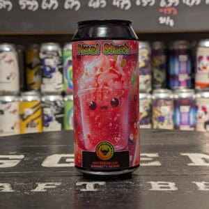 Pixel Slush watermeloen grapefruit sour drankje in blik.