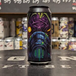 Energie drankje blik met vampier ontwerp, fris en opvallend.
